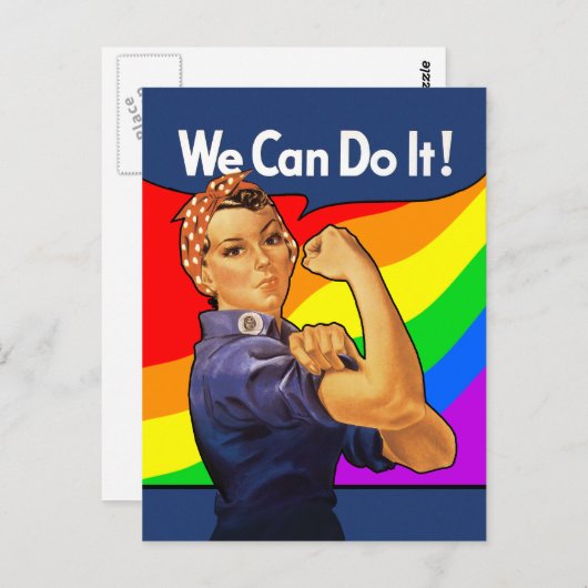 Rainbow Rosie Briefkaart (Voorkant / Achterkant)