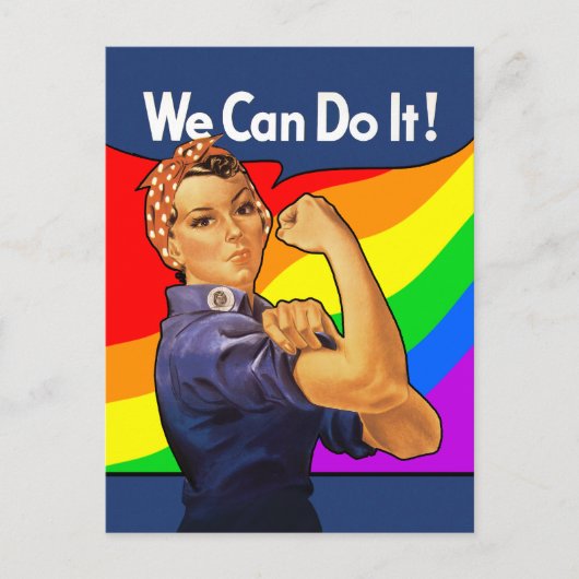 Rainbow Rosie Briefkaart (Voorkant)