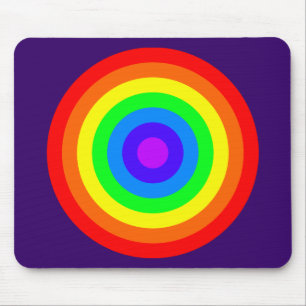 Rainbow Roundel Muismat