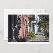 Rainbow Row Charleston SC Briefkaart (Voorkant / Achterkant)