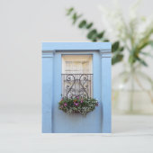 Rainbow Row Flower Box, Charleston, S.C. Briefkaart (Staand voorkant)