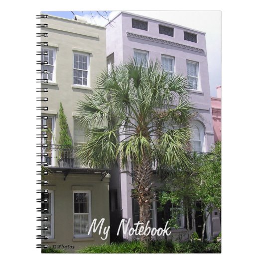 Rainbow Row Houses, Charleston Notitieboek (Voorkant)