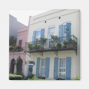 Rainbow Row Houses, Charleston SC Magnet Magneet