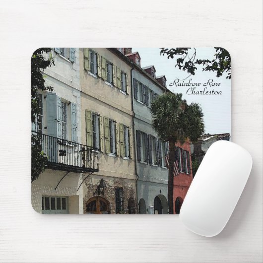 Rainbow Row Mousepad Muismat (Met muis)