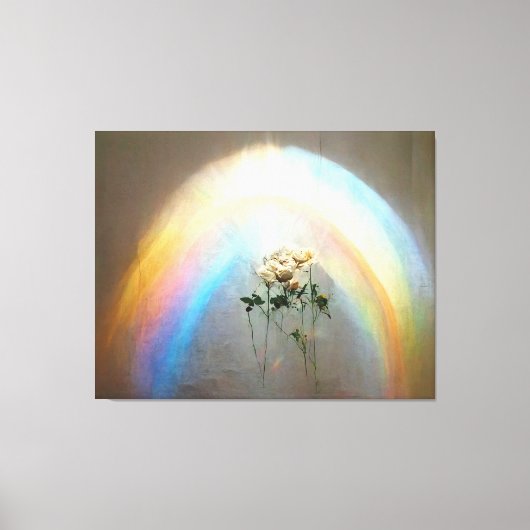 Rainbow-Rozen van Heaven By Lindsey Roos Putnam Canvas Afdruk (Voorkant)