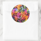 Rainbow Rozen Wedding Envelope-zegels en stickers (Tas)
