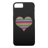 Rainbow Ruban câble coeur iPhone 7 Coque (Dos)
