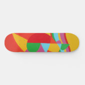 Rainbow Rush Abstract Skateboard (Horizontaal)