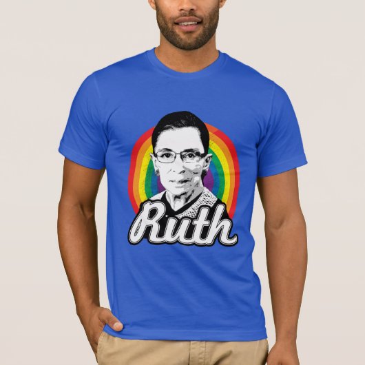 Rainbow Ruth 2016 - Ruth Bader Ginsburg - LGBT -.p T-shirt (Voorkant)