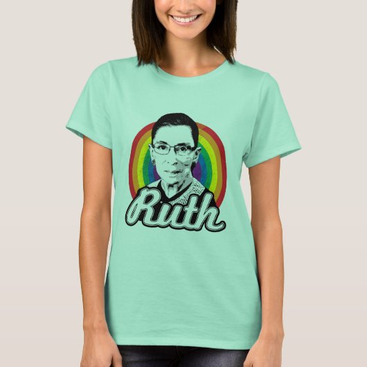 Rainbow Ruth 2016 - Ruth Bader Ginsburg - LGBT -.p T-shirt (Voorkant)