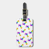 Rainbow Salamander Bagagelabel (Voorkant verticaal)