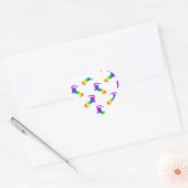 Rainbow Salamander Hart Sticker (Envelop)