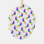 Rainbow Salamander Keramisch Ornament (Rechts)