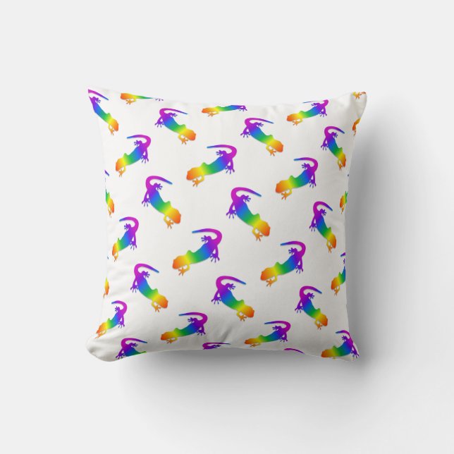Rainbow Salamander Kussen (Voorkant)