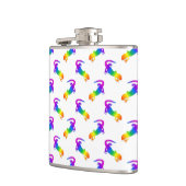 Rainbow Salamander Pattern Heupfles (Links)