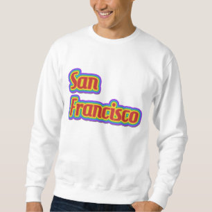 Rainbow San Francisco - op White Trui