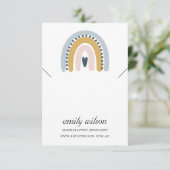 RAINBOW SCANDI KETTING BRACELET DISPLAATKAART INFORMATIEKAARTJE (Staand voorkant)