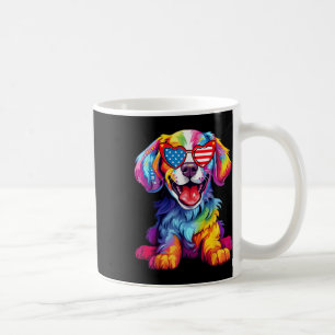 Rainbow Schattige Dog Love Funny Kleurrijke Puppy  Koffiemok