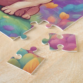 Rainbow Schattige Pug Legpuzzel (Zijkant)