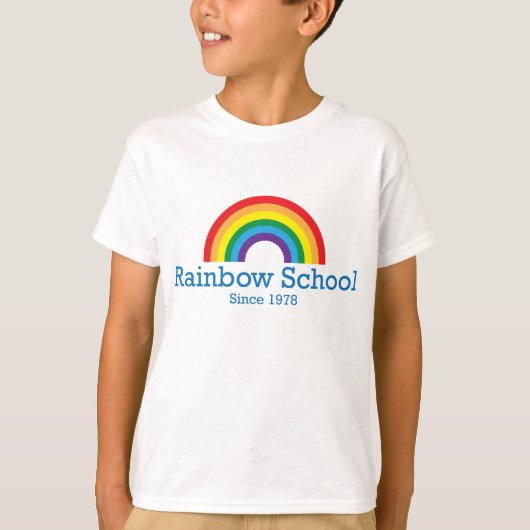 Rainbow School depuis 1978 T-shirt (Devant)