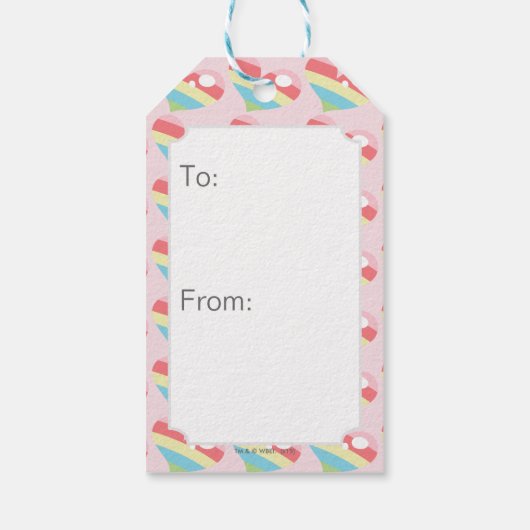 Rainbow Scooby-Doo Cadeaulabel (Achterkant)