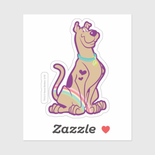 Rainbow Scooby-Doo Sticker (Vel)