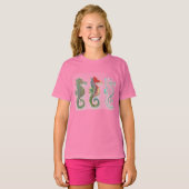 RAINBOW SEAHORSES T-SHIRT (Voorkant volledig)