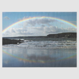 Rainbow Seaside, 20x30-vel-papier voor losse pagin Tissuepapier