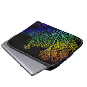 Rainbow Seaweed Pride Electronics Bag Laptop Sleeve (Voorkant onderkant)
