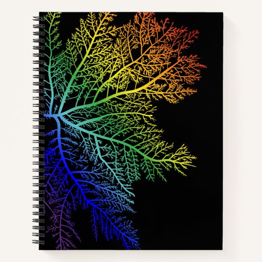 Rainbow Seaweed Pride Spiral Notitieboek (Voorkant)