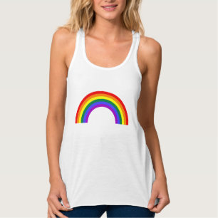 Rainbow Semicircle Shape Tanktop