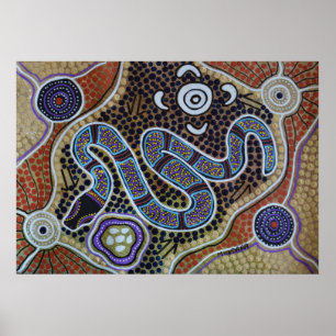 Rainbow Serpent Poster
