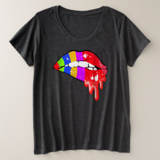 Rainbow Sexy Lips T-Shirt