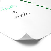 Rainbow & Shamrock Lucky One Birthday Milestone Poster (Hoek)