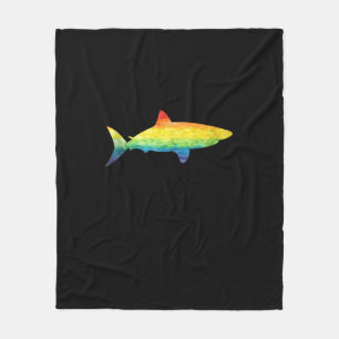 Rainbow Shark Gay Pride Flag LGBT LGBTQ Tanktop Fleece Deken