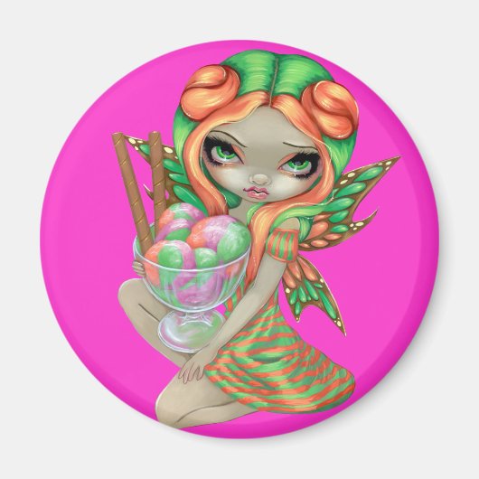 "Rainbow Sherbet Fairy" magneet (Voorkant)
