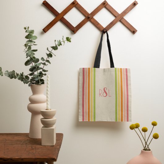 Rainbow Sherbet gestreept Draagtas