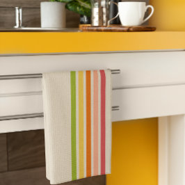 Rainbow Sherbet -Striped Theedoek