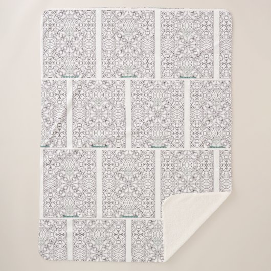 Rainbow Sherpa Blanket Sherpa Deken (Voorkant)