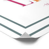 Rainbow Shine Your Light Bold Matthew Scripture Poster (Hoek)