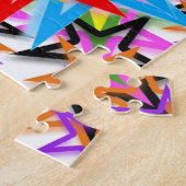 Rainbow Shooting Stars Puzzle Legpuzzel (Zijkant)