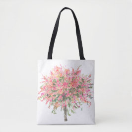 Rainbow Shower Tree - Roze en Geel Draagtas