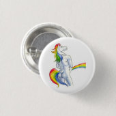 Rainbow Showers Ronde Button 3,2 Cm (Voorkant /achterkant)