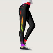 Rainbow Side Stippen / Trim op zwart (of uw kleur)
