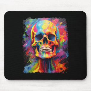 Rainbow Skeleton Anatomy Enge Halloween Muismat
