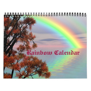 Rainbow Skies Natuur Bestemming Aangepaste Kalende Kalender