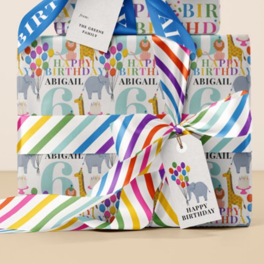 Rainbow Skinny Stripe Patroon Lint