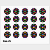 Rainbow Skull and Crossbones sticker (Vel)
