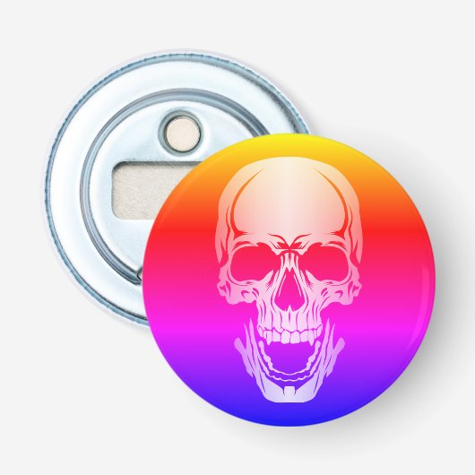 Rainbow Skull Bottle Opener (Voorkant)