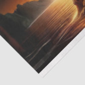 Rainbow Skull Dragon Tissuepapier (Detail)